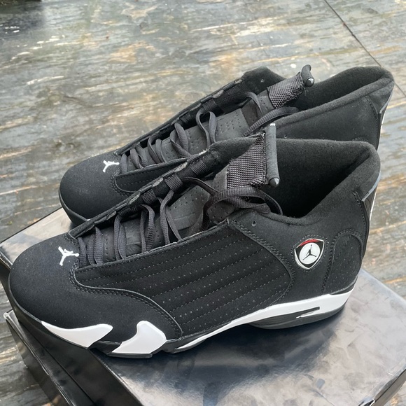 Jordan 14 Black/White - Picture 4 of 6